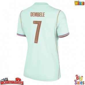 France Ousmane Dembele #7 Replica Away Stadium Shirt for Women World Cup 2026 Short Sleeve